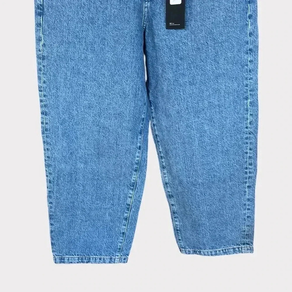 Edwin Women's Small Mom Maiia Wide Leg Trouser Adjustable Waist Jeans Denim - Picture 4 of 8